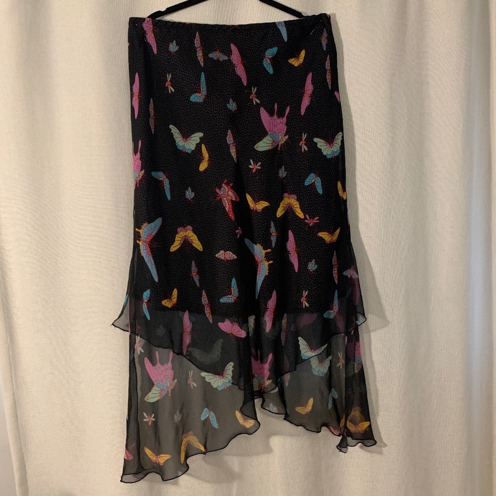 Vintage Notations Y2K Butterfly Midi skirt